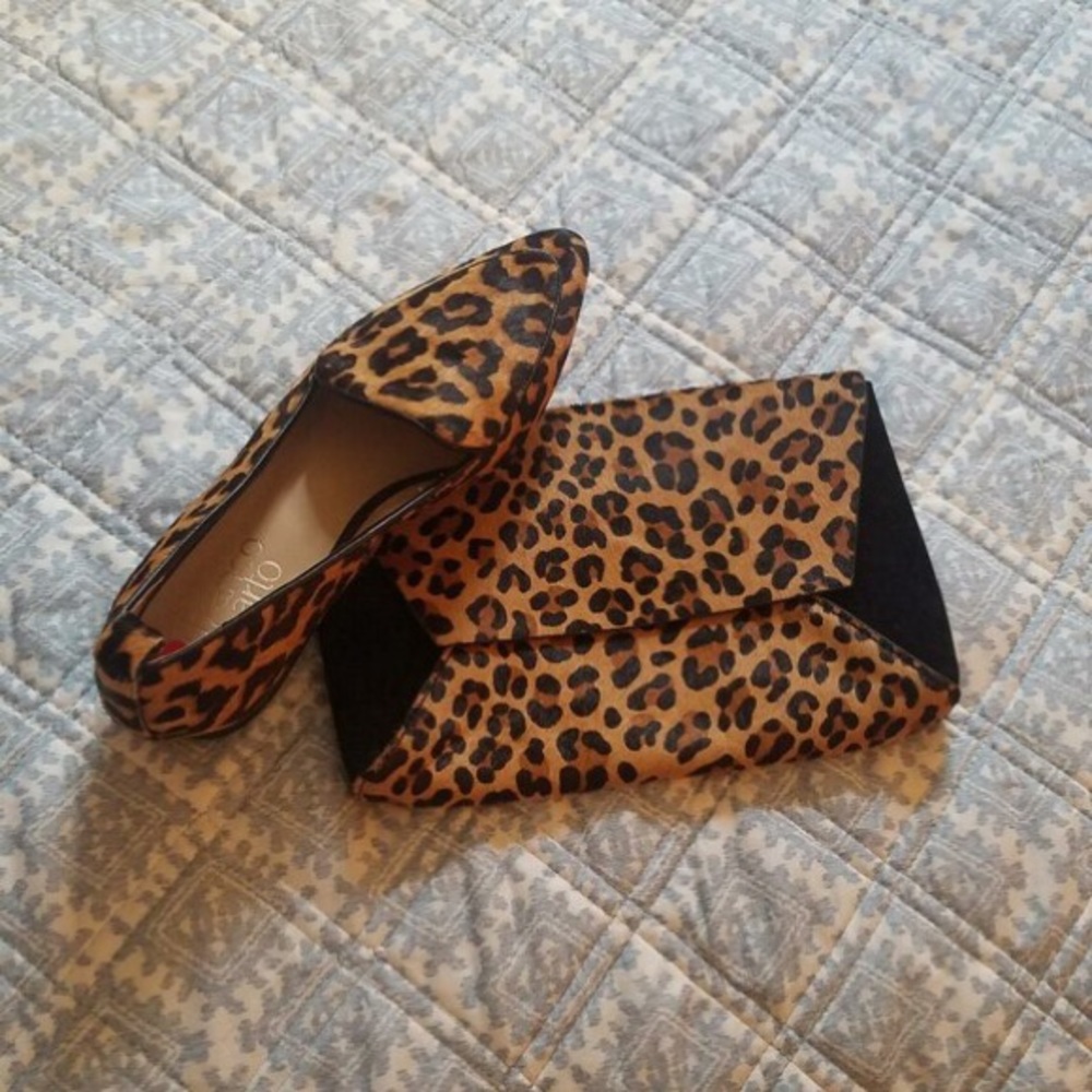 J. Crew Calf Hair & Suede Leopard Envelop Clutch🐆 - Picture 7 of 7